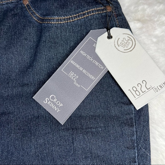 NEW 1822 Denim Plus Size Cropped Denim Capris Plus Size 20W - Picture 7 of 13